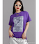 【JANIS】Tie-dye overlay print t-shirts【コラボ】