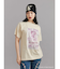 【JANIS】Tie-dye overlay print t-shirts【コラボ】