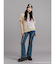 【JANIS】Tie-dye overlay print t-shirts【コラボ】