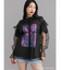 【JANIS】Tie-dye overlay print t-shirts【コラボ】