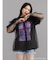 【JANIS】Tie-dye overlay print t-shirts【コラボ】