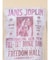 【JANIS】Tie-dye overlay print t-shirts【コラボ】