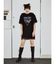 リメイクロックミニワンピース