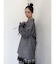 リボンスリーブジャケットミニワンピース
