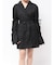 リボンスリーブジャケットミニワンピース