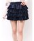 ベロアラインティアードミニスカート【セットアップ対応】