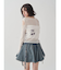 カットアウトグラフィックシアートップス