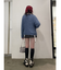フェザーヤーンVネックカーデ