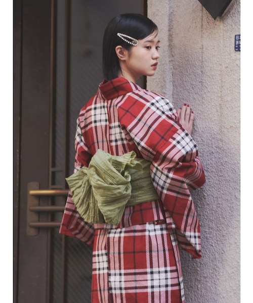 jouetieオリジナル】タータンチェックセパレート浴衣｜ジュエティの