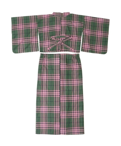 jouetieオリジナル】タータンチェックセパレート浴衣｜ジュエティの