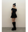 コサージュオフショルトップス