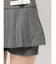 ベルトプリーツミニスカパン