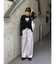 ラッフルフリルレースブラウス