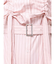 ギャザーリボンシャツワンピース