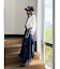 【WEB限定】ラインフリルフレアスカート
