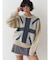 UnionJackジャガードルーズニット