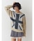 UnionJackジャガードルーズニット