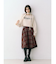 パターンベルトフレアスカート【セットアップ対応】