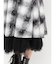 チュールリバーシブルチェックフレアスカート