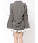ギャザーリボンジャケットミニワンピース【セットアップ対応】