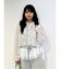 シアーフリルショートブラウス