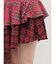 アシメヘムチェックフリルスカート