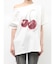 チェリーワンショルルーズTシャツ