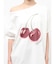 チェリーワンショルルーズTシャツ