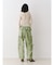 ペプラムナイロンルーズパンツ