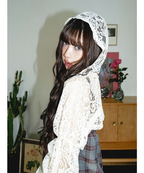 MINAMI×jouetie】レースボレロフーディ｜ジュエティの通販｜&mall