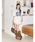 チュールフリルアメフトミニワンピース