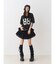 チュールフリルアメフトミニワンピース
