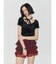 ボリュームチュールティアードパンツ