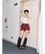 ボリュームチュールティアードパンツ