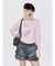 ベロアティアードショートパンツ