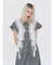 シャーリングシャツワンピース