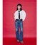 【SOMETHING×PosTokyo】Straight Loose Denim