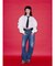 【SOMETHING×PosTokyo】Straight Loose Denim