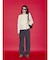 【SOMETHING×PosTokyo】Straight Loose Denim