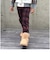 キッズ 縫製チェック柄レギンスパンツ100～110cm