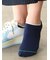 【定番】トップ切り替えスニーカー丈ソックス