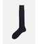 【Tabio MEN】【定番】スーピマコットン無地ロングホーズ（23～25cm）