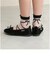 キッズ レースアップ柄シアーショートソックス16～18cm