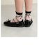 キッズ レースアップ柄シアーショートソックス16～18cm