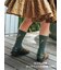 キッズ表糸コットン100％毛玉が出来にくい：リブハイクルーソックス16～18cm【カスタム刺繍対応】