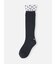 【キッズ】 履口チュールドット柄ハイソックス / 19-21cm
