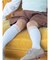 キッズ 履口チュールドット柄ハイソックス19～21cm