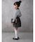 キッズ 履口チュールドット柄ハイソックス19～21cm