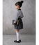 キッズ 履口チュールドット柄ハイソックス19～21cm
