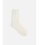 毛混無地ソックス